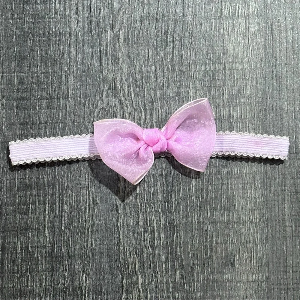 💞 Lavender Purple Infant & Baby Girl Bow Headband